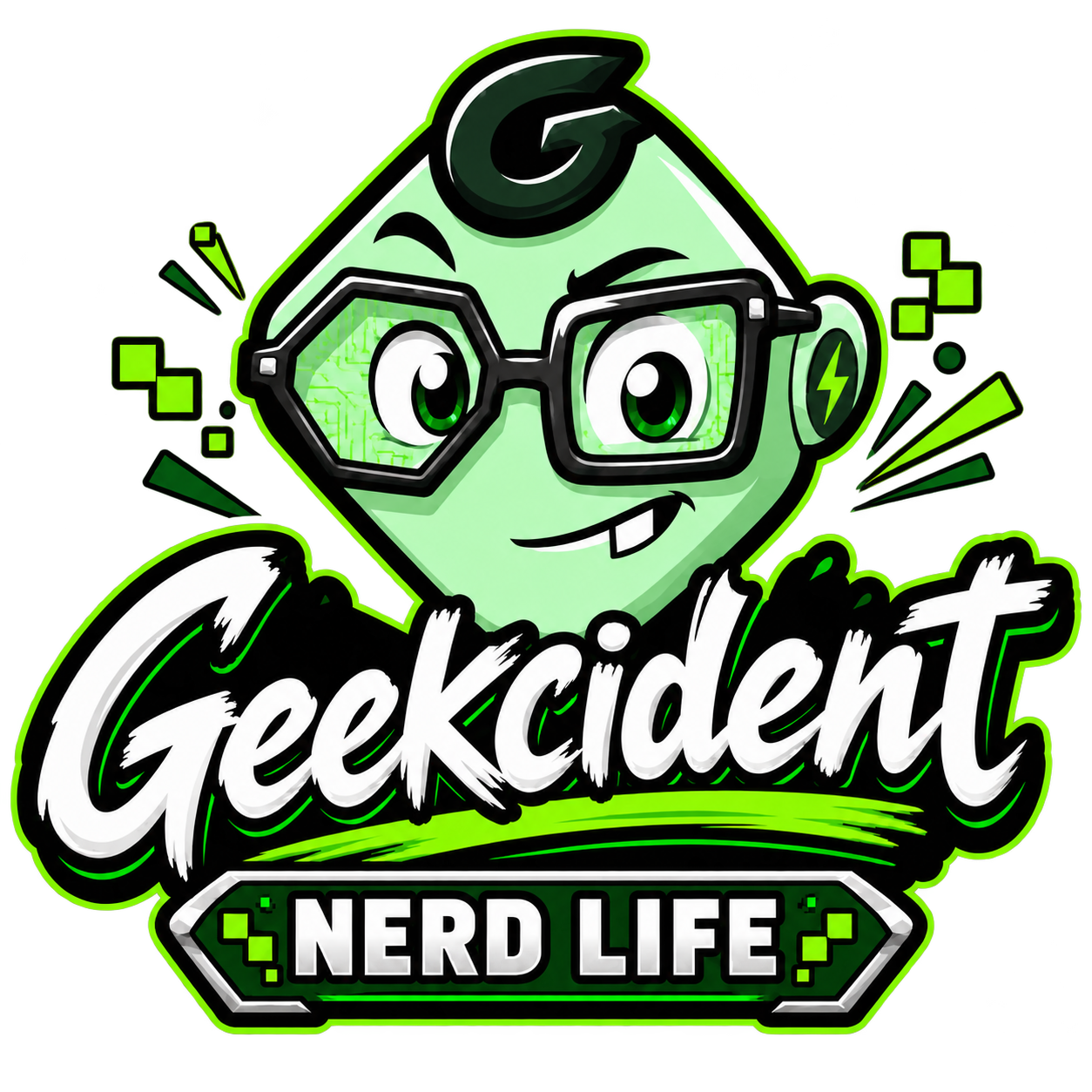 Geekcident Nerd Life logo