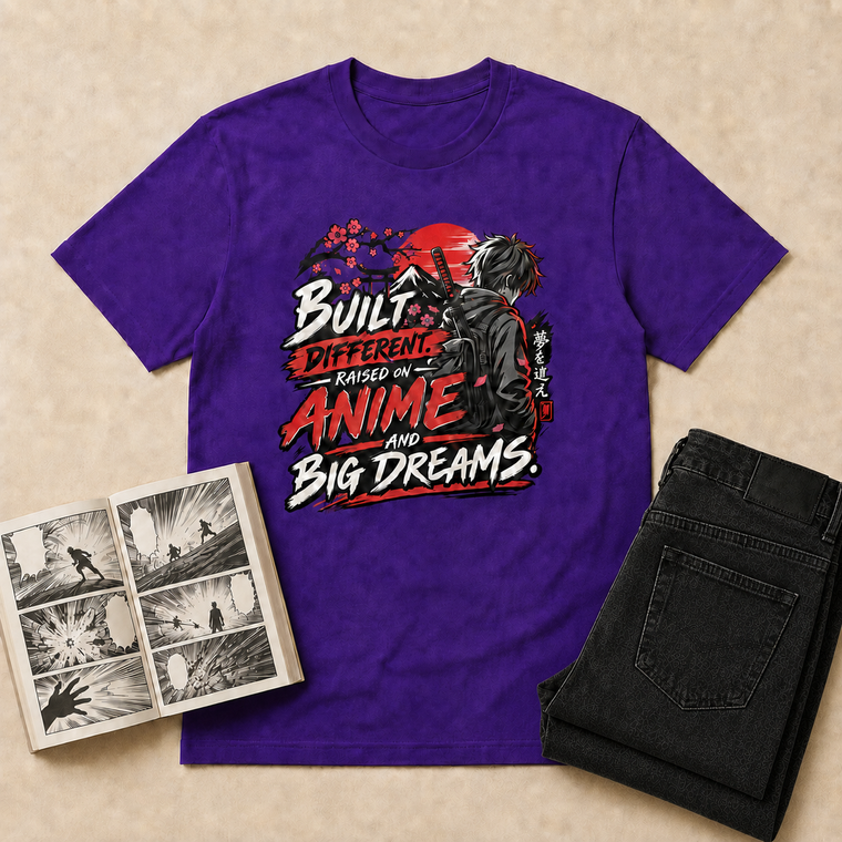 Built Different Anime Men's/Unisex T-Shirt