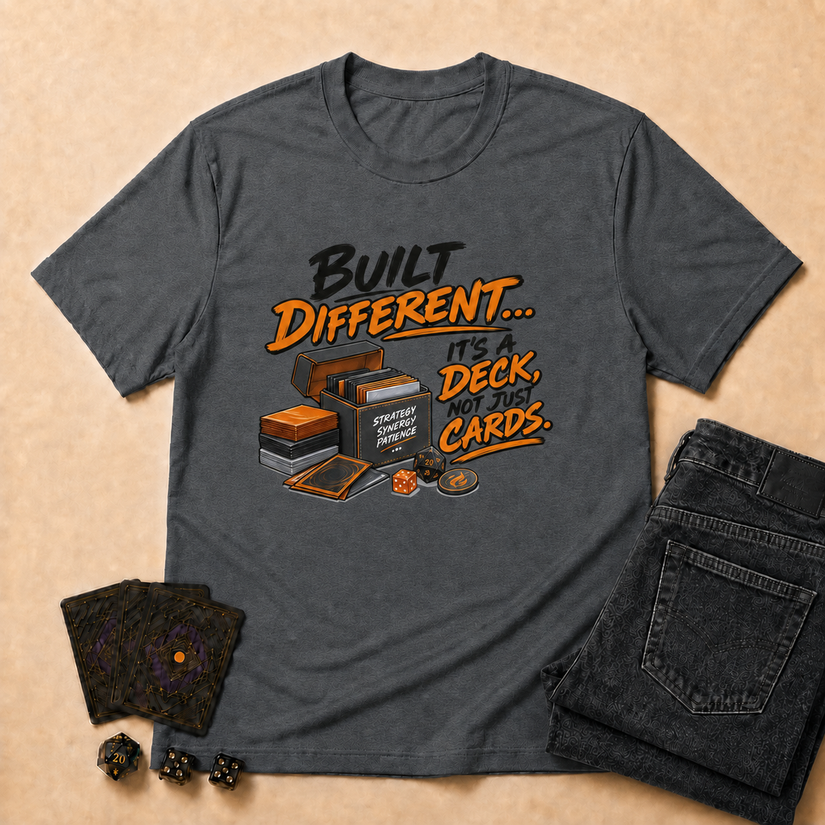 Built Different TCG T-Shirt - Dark Heather