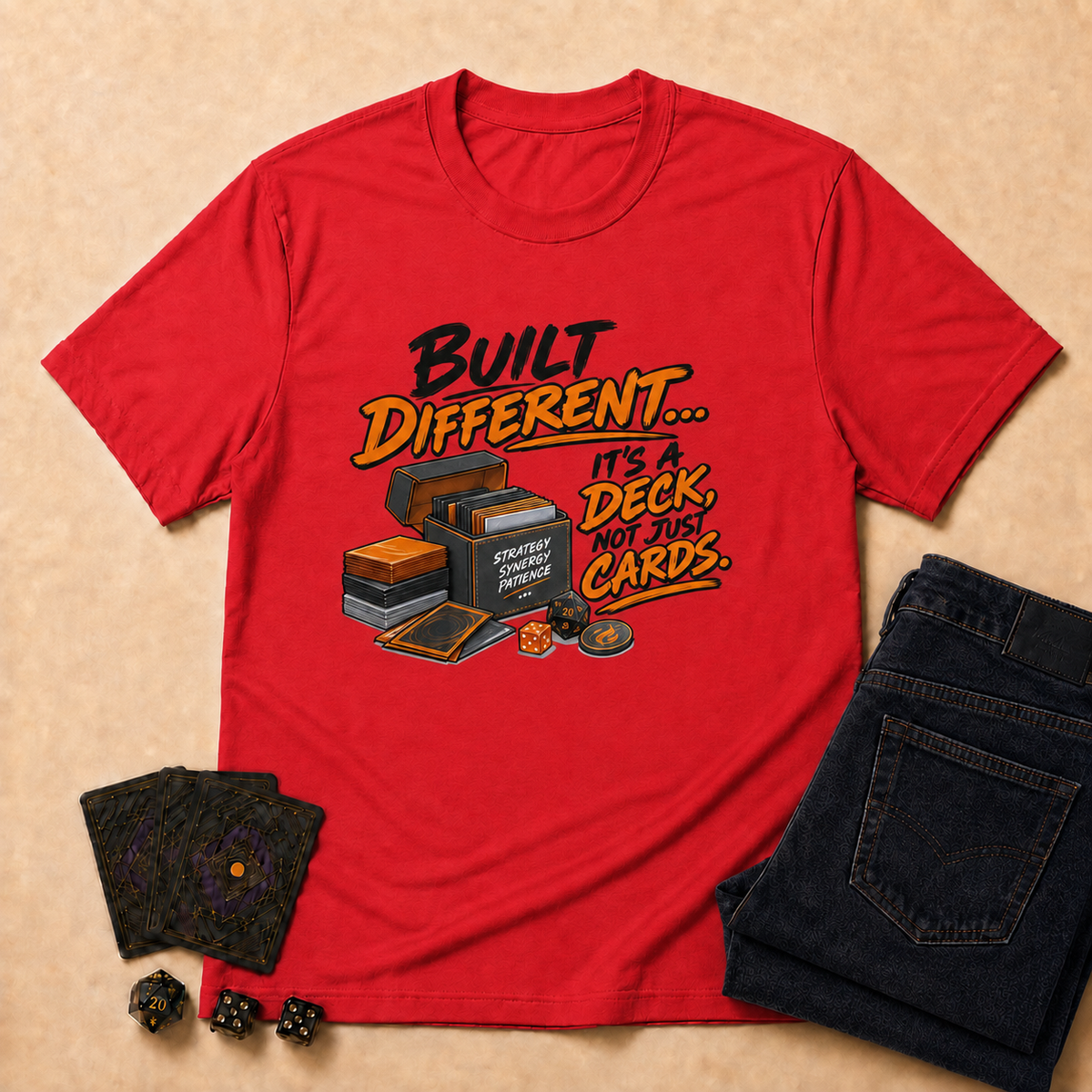 Built Different TCG T-Shirt - Red