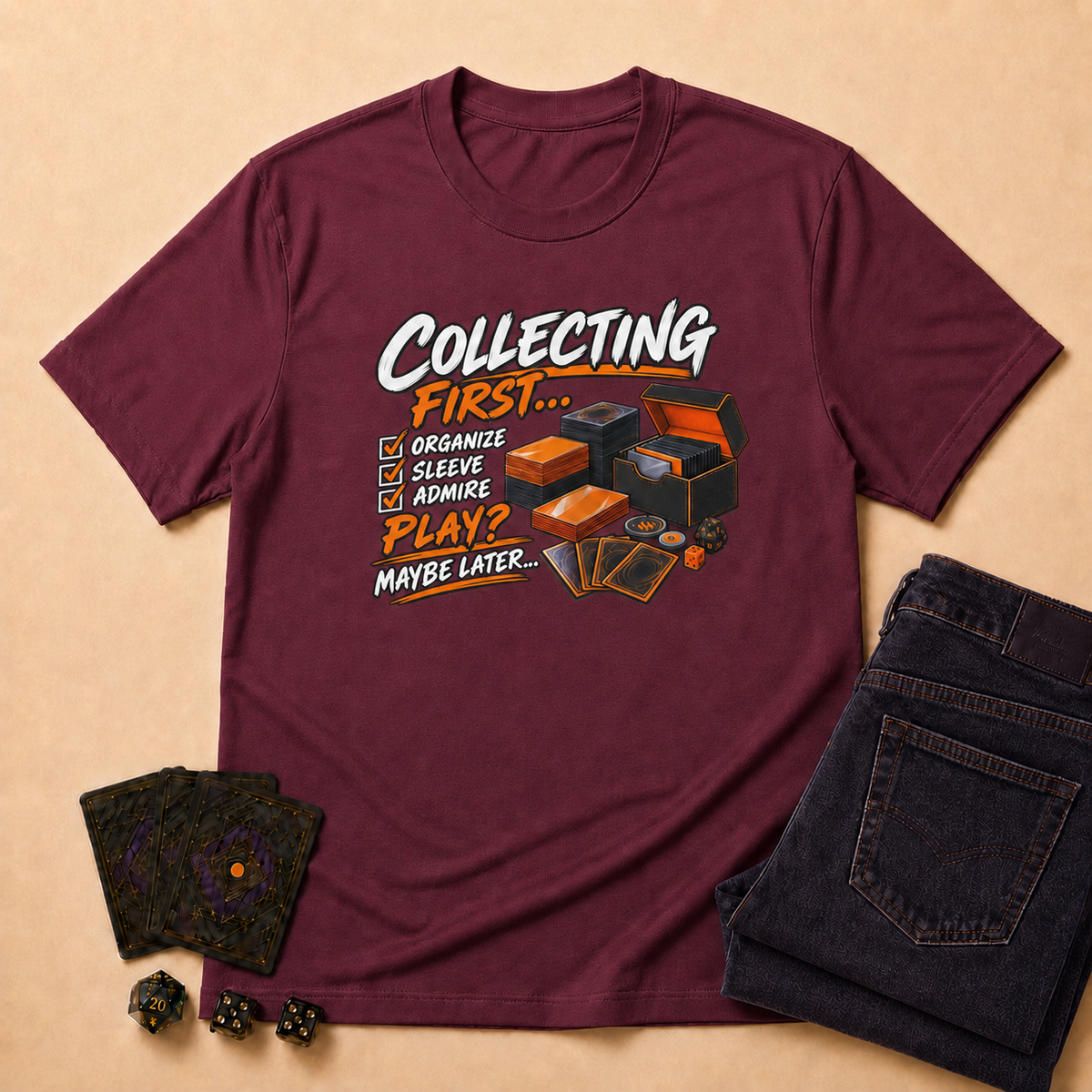 Collecting First TCG T-Shirt - Forest Green