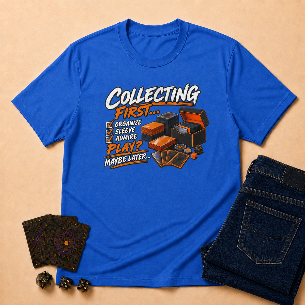 Collecting First TCG T-Shirt - Royal
