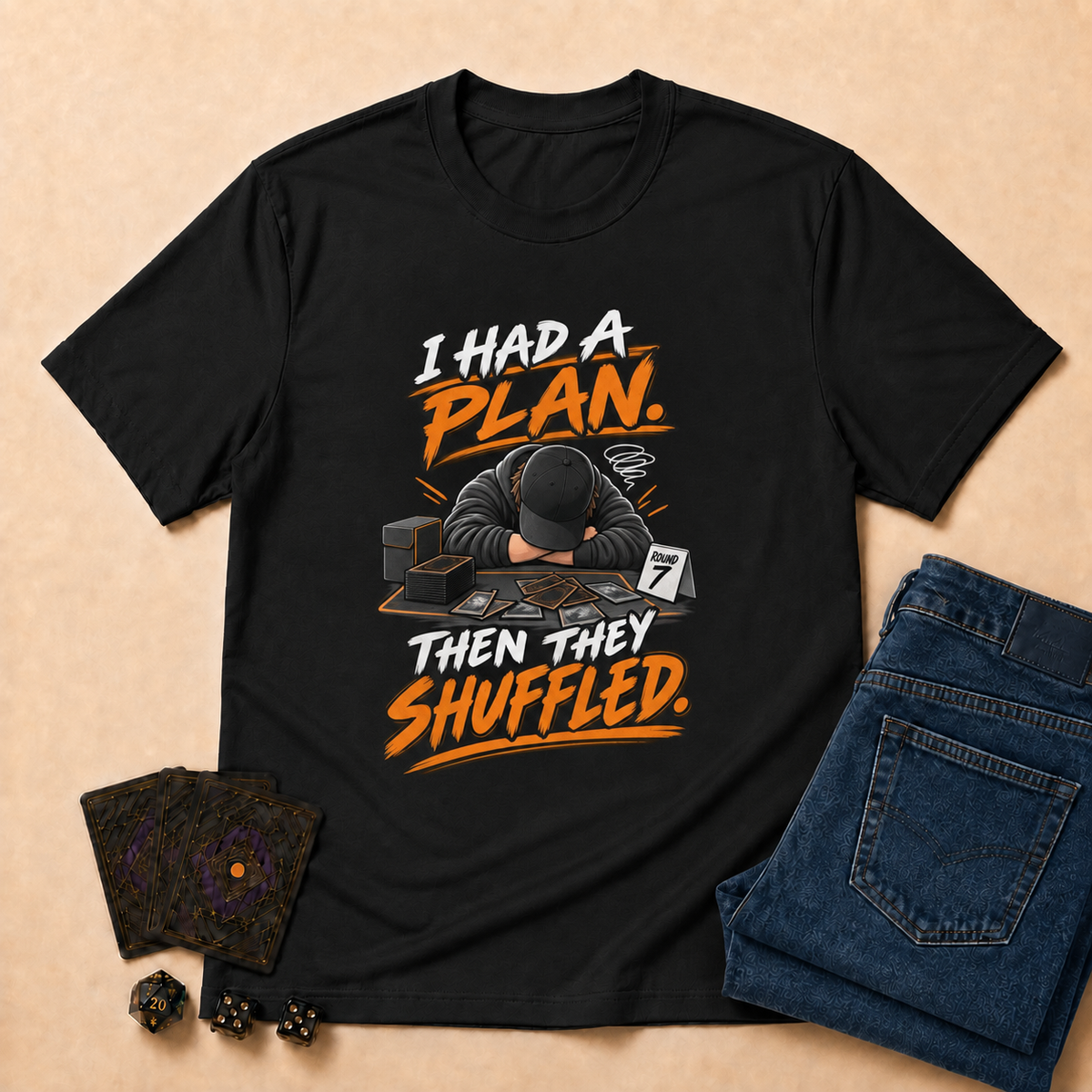 I Had a Plan TCG T-Shirt - Black