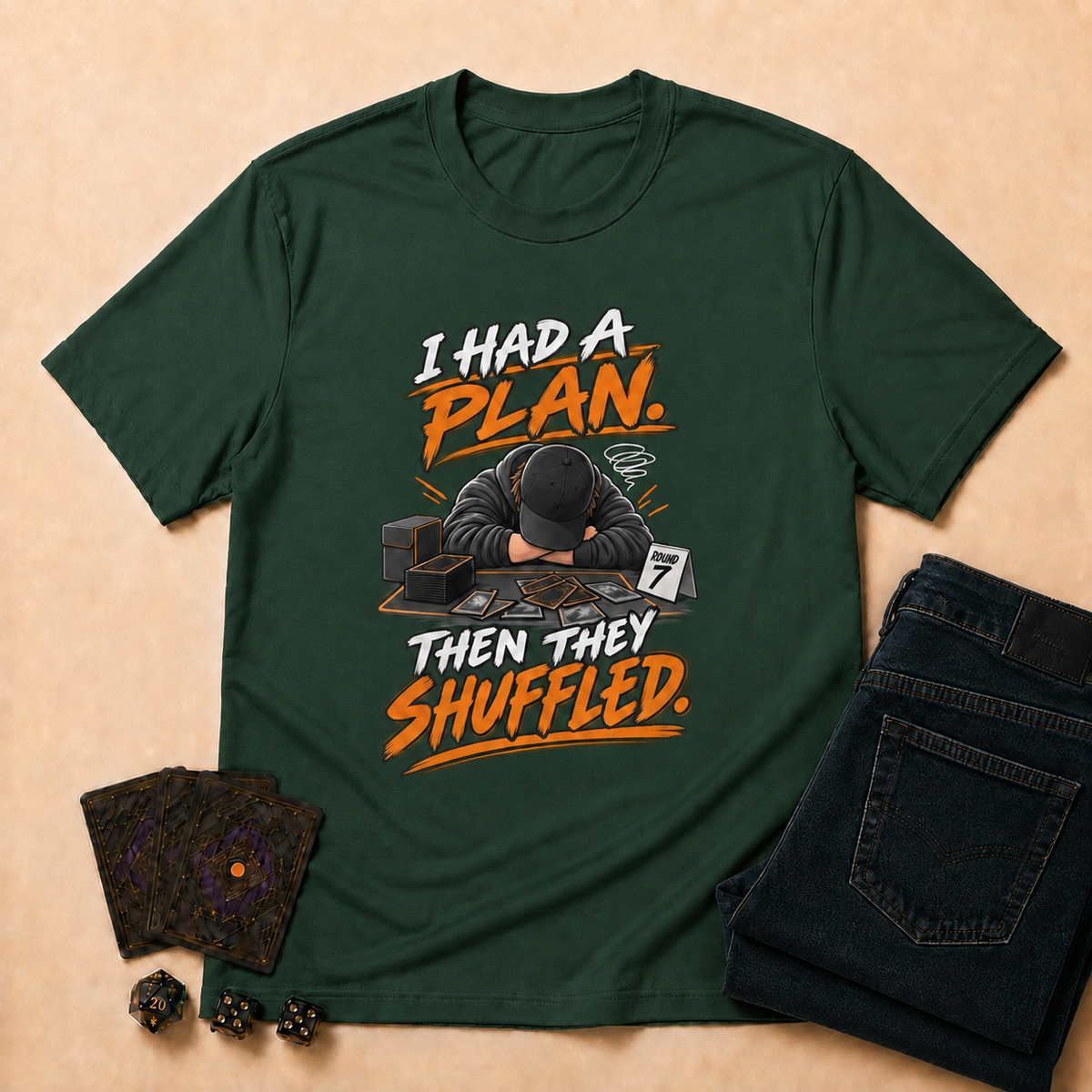 I Had a Plan TCG T-Shirt - Maroon