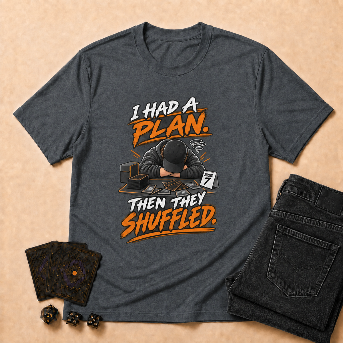 I Had a Plan TCG T-Shirt - Purple