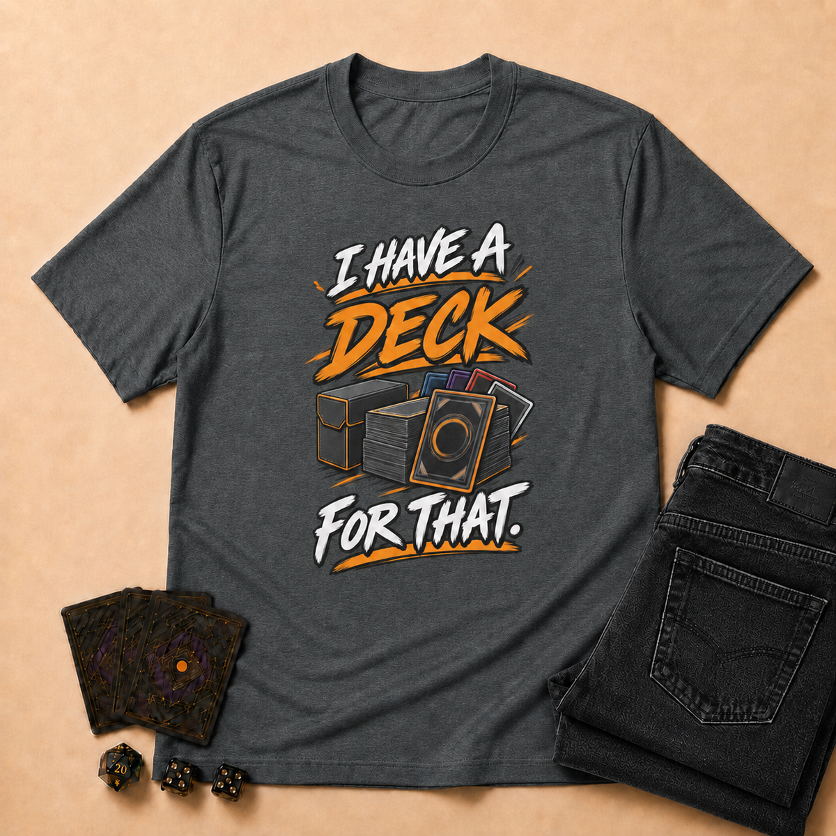 I Have a Deck for That TCG T-Shirt - Purple