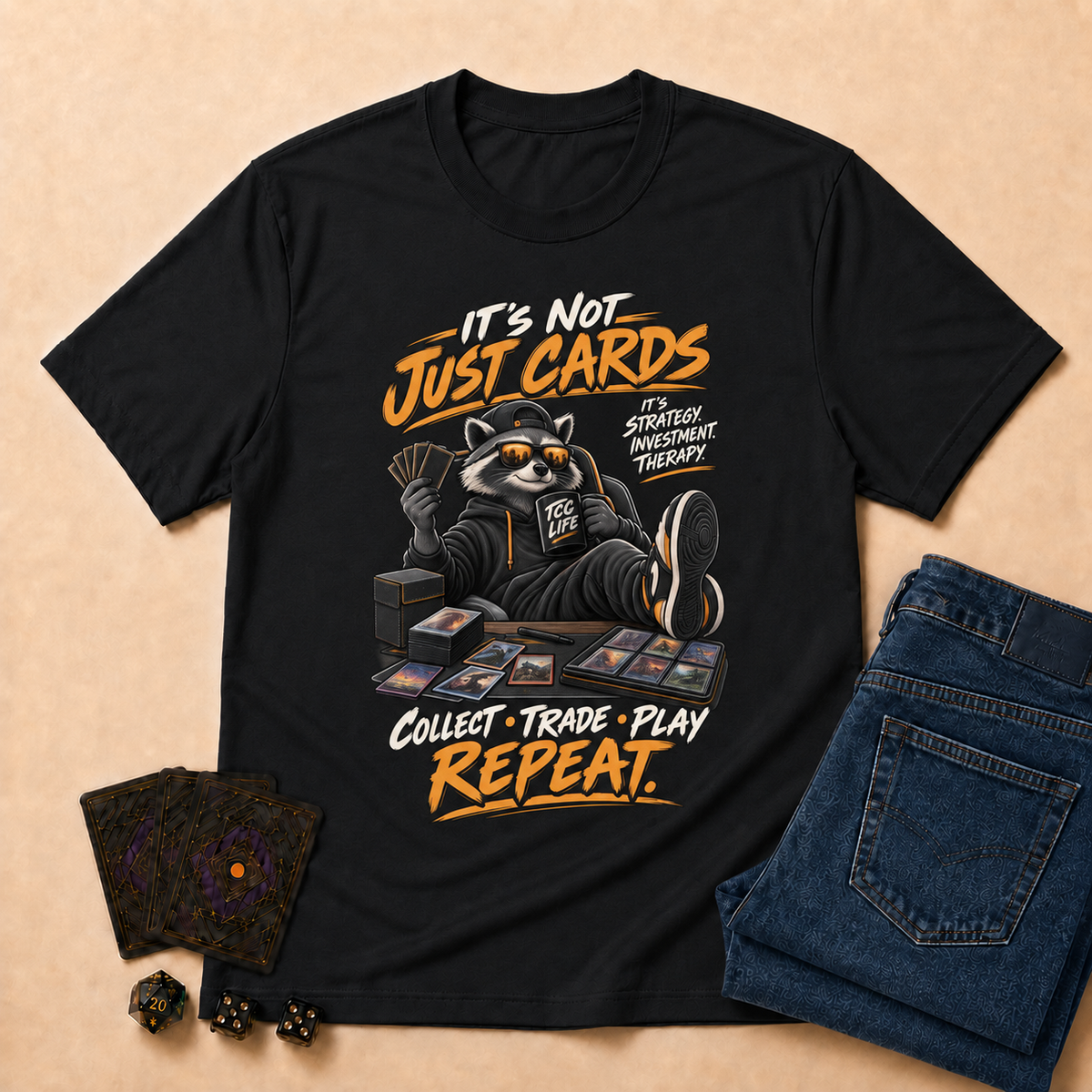 It's Not Just Cards TCG T-Shirt - Black