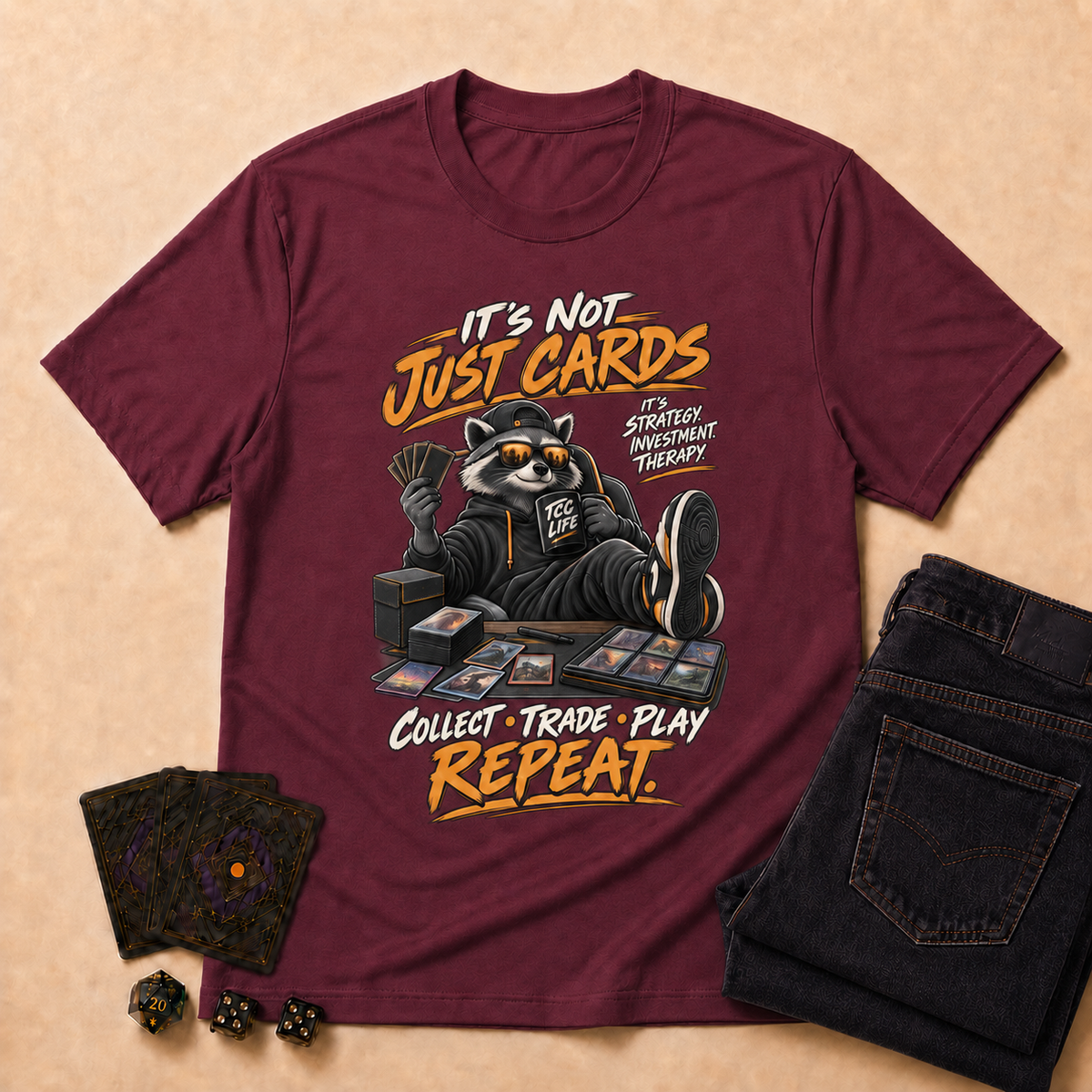 It's Not Just Cards TCG T-Shirt - Forest Green