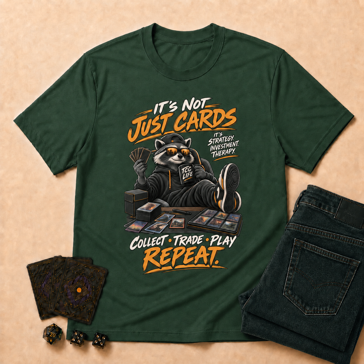It's Not Just Cards TCG T-Shirt - Maroon