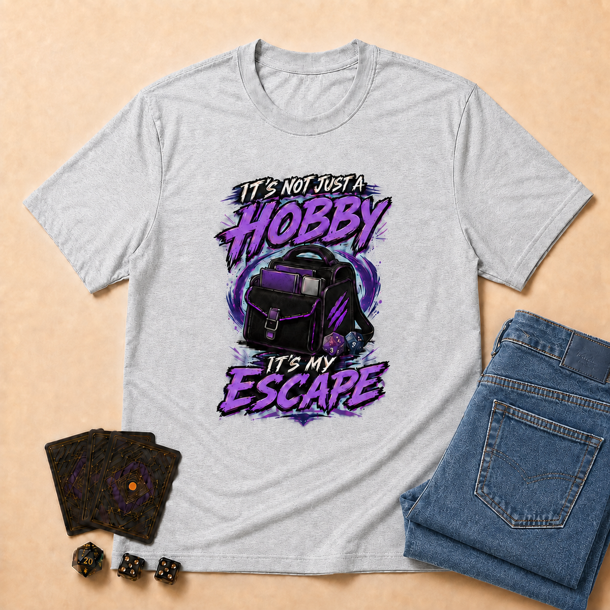 Not Just a Hobby TCG T-Shirt - Ash