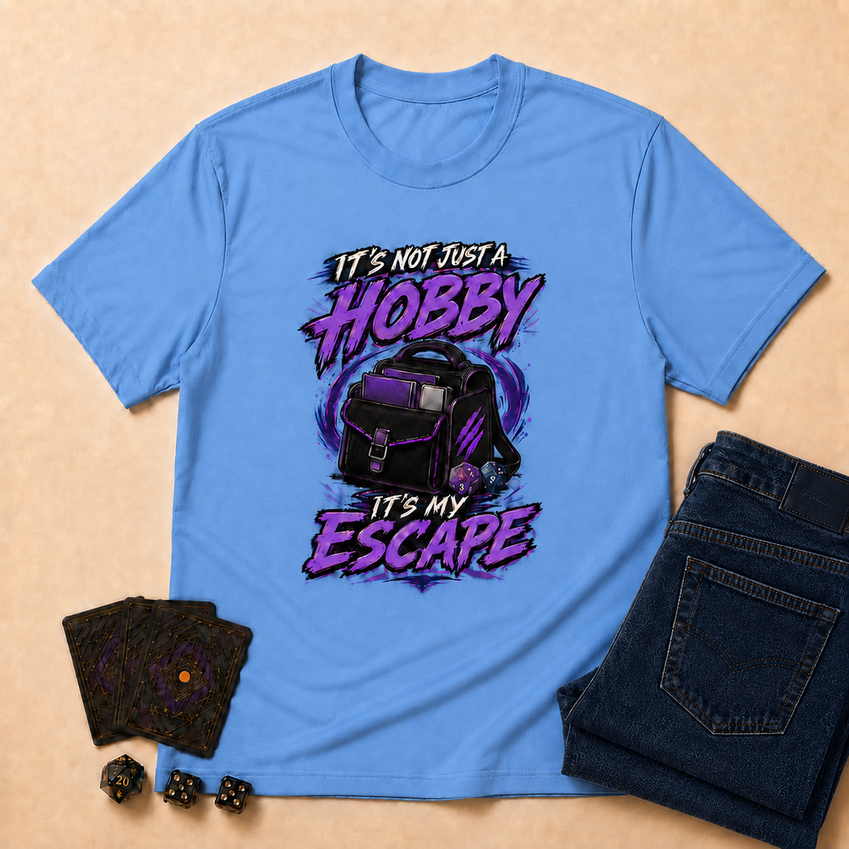 Not Just a Hobby TCG T-Shirt - Carolina Blue