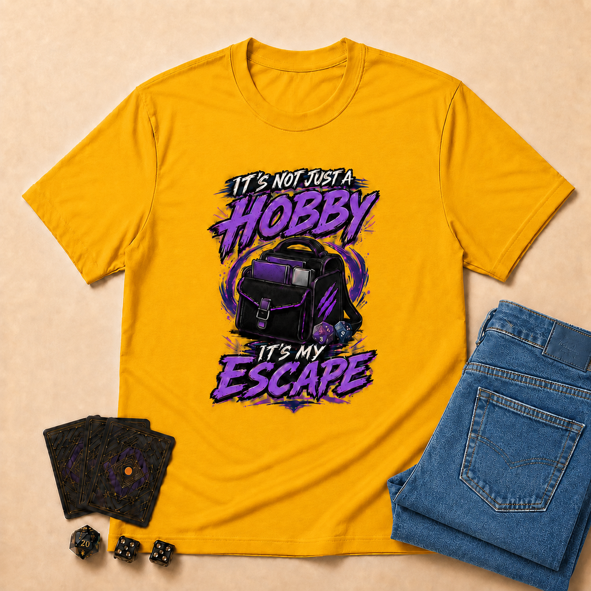 Not Just a Hobby TCG T-Shirt - Gold