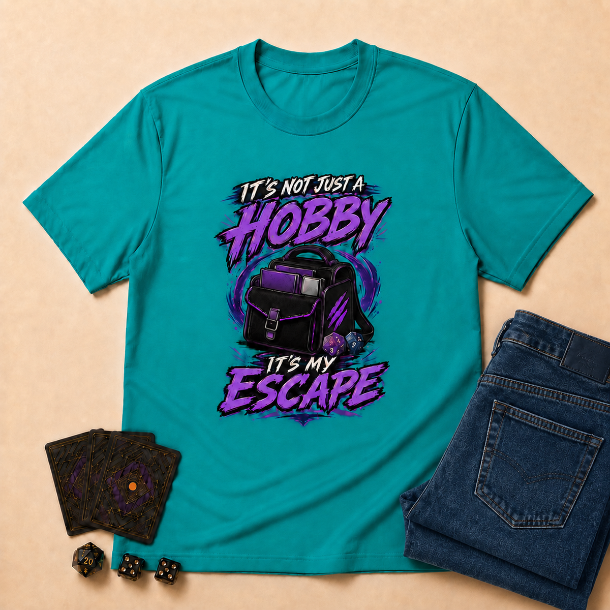 Not Just a Hobby TCG T-Shirt - Jade Dome