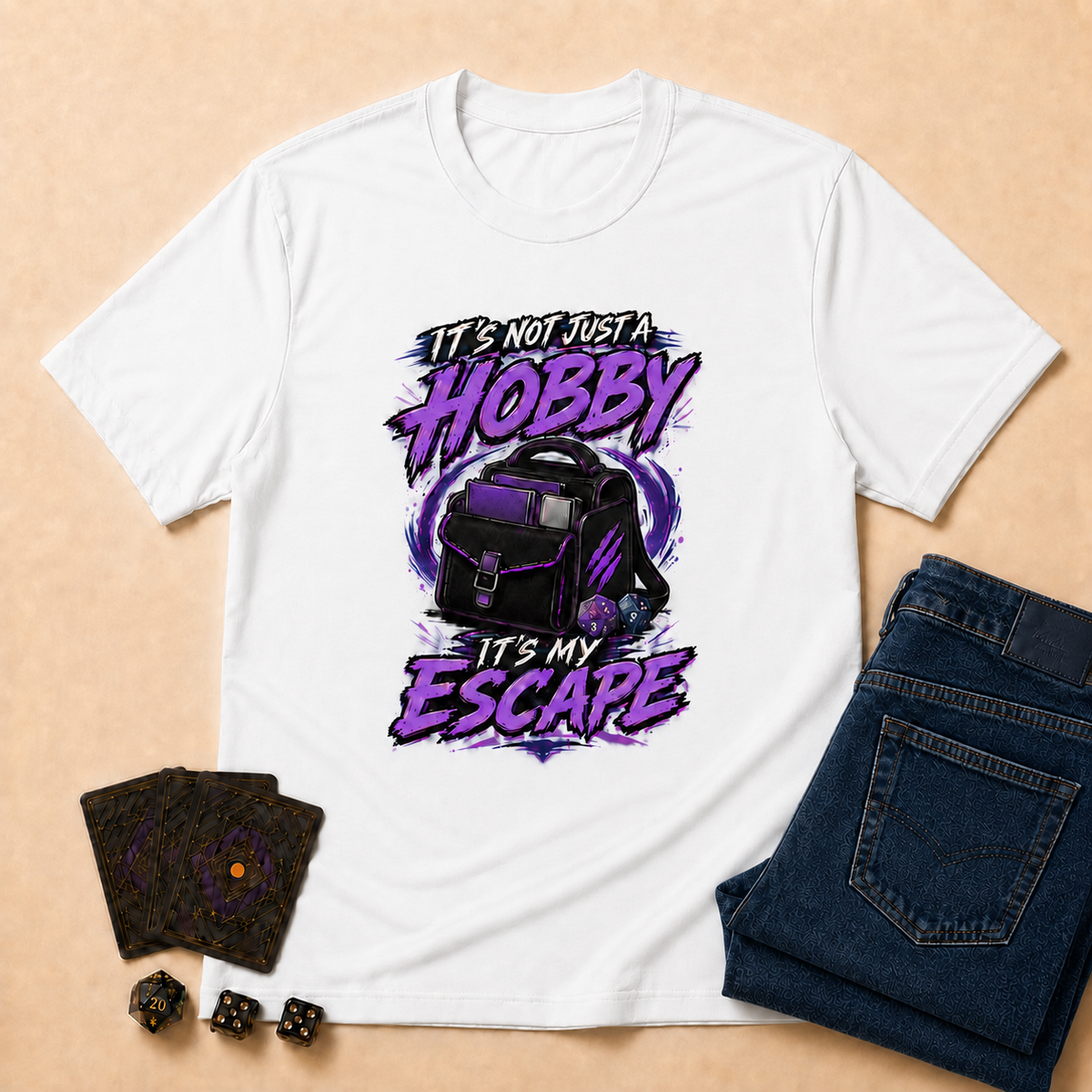 Not Just a Hobby TCG T-Shirt - White