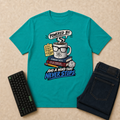 Powered By Nerd Life T-Shirt flat-lay