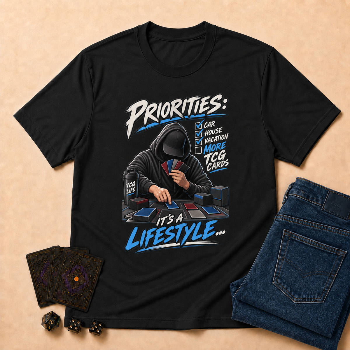 Priorities TCG T-Shirt - Black