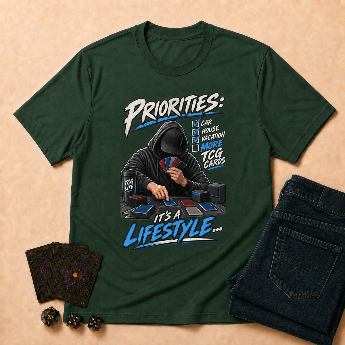 Priorities TCG T-Shirt - Maroon