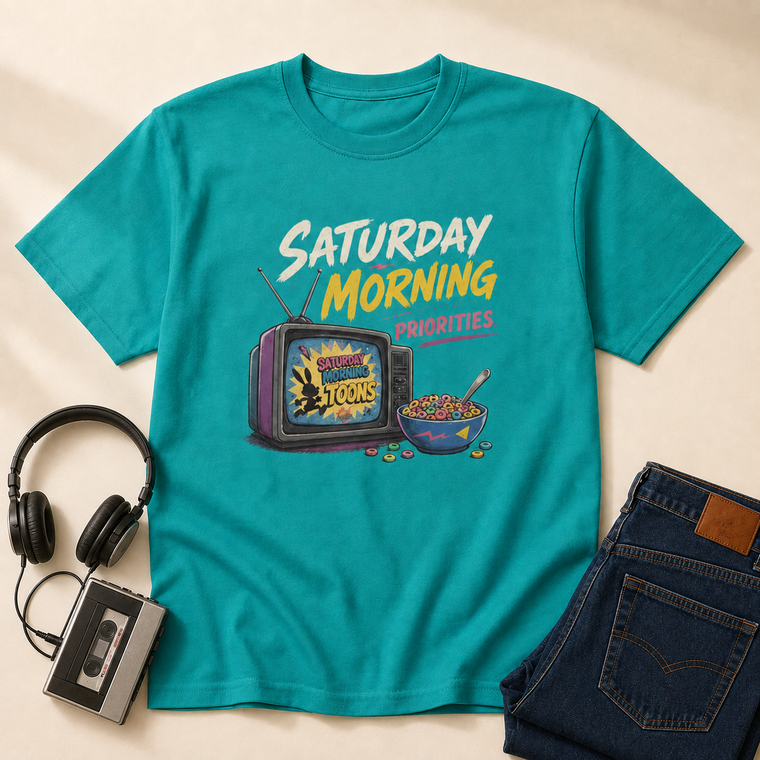 Saturday Morning Cartoons Retro Men's/Unisex T-Shirt